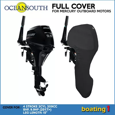 Mercury Outboard Engine Full Cover 4 STR 2CYL 209CC 8HP 9.9HP -15  (2017>) • $59